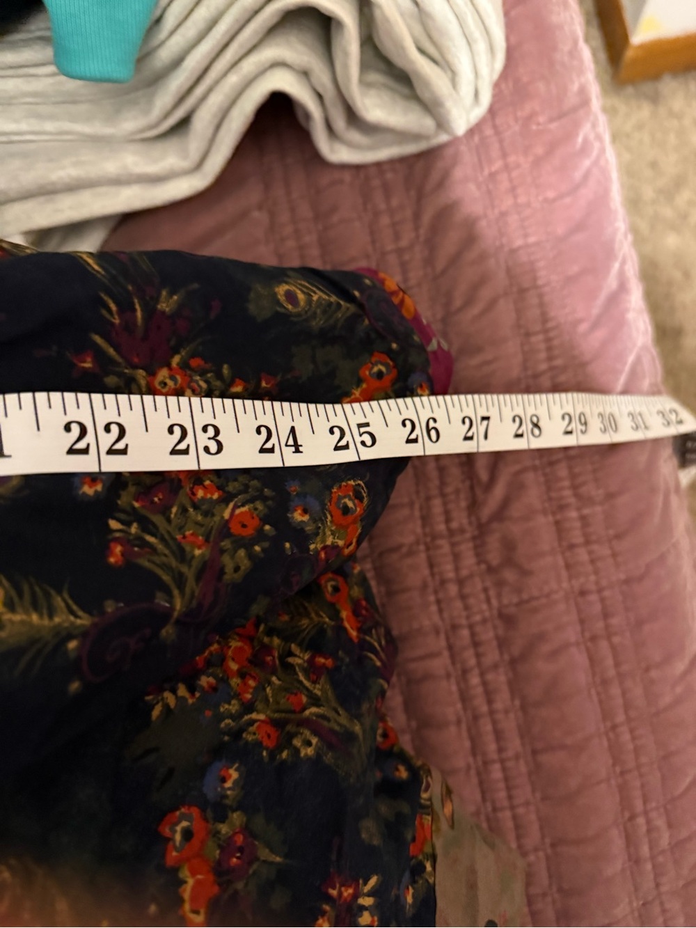 NATURAL LIFE Multi-Color Patchwork Floral Maxi Dress. Runs big - Picture 5 of 5
